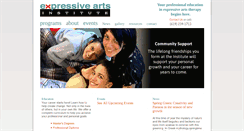 Desktop Screenshot of expressiveartsinstitute.org